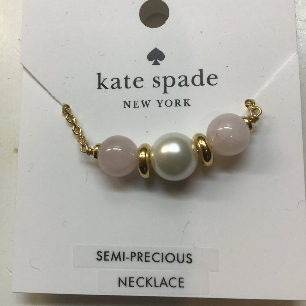 Kate Spade New Pearl and Light Pink Necklace